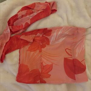 Pepper Mayo Tube Top w/ Scarf